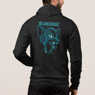 Blakgraz Lucy le chien avec casque Sweat - shirt à