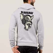 Blakgraz Lucy le chien avec casque Sweat - shirt à