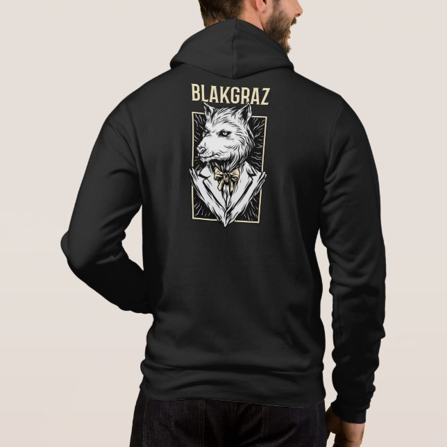 Blakgraz Werewolf Portrait Sweat - shirt à capuche (Dos)