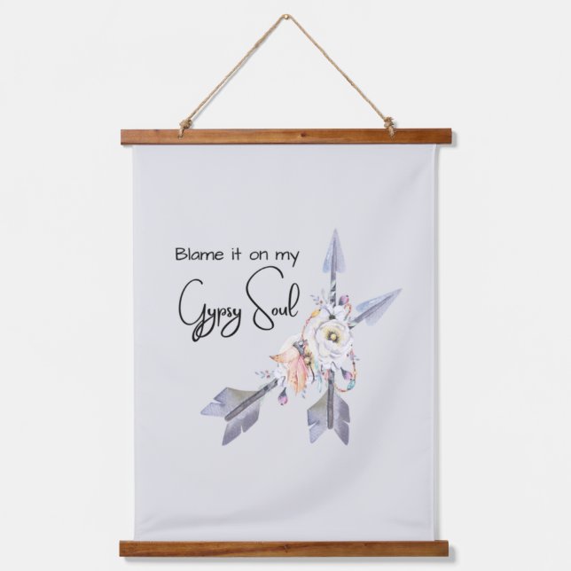 Blâmez-le sur mon âme tzigane, Tapisserie murale (Recto)