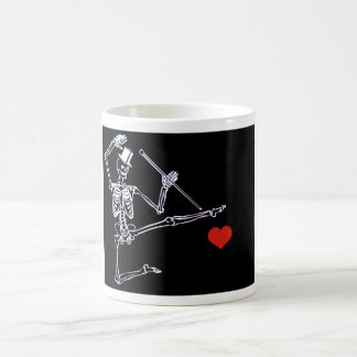 Blanc 11 oz classique Mug Dancing Squelette avec c