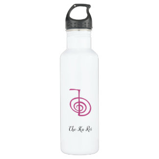 Blanc classique Cho Ku Rei Bouteille d'eau Reiki