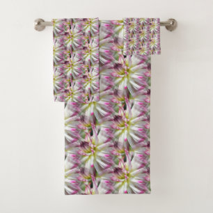 Blanc Dahlia Fleur Motif Nature