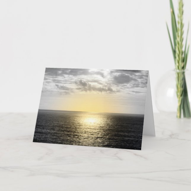 blanc de carte de voeux 5x7 à l'intérieur (Devant)