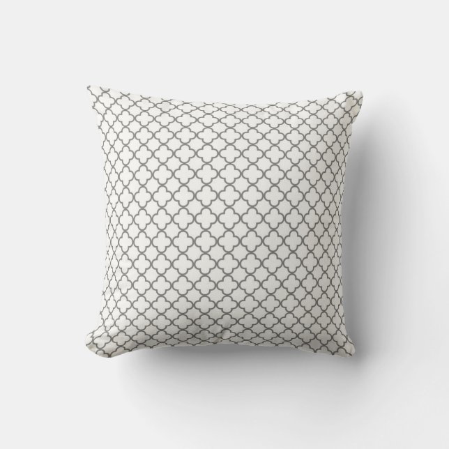 Blanc de KRW Park Avenue et coussin de décor (Recto)
