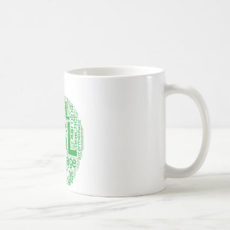 Blanc de l'EEL tasse blanche classique de 11 onces