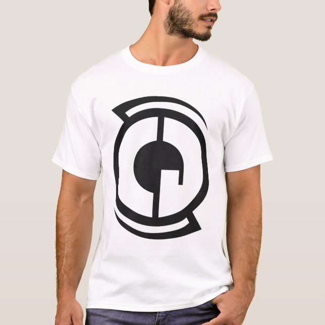 Blanc de T-shirt de CGS avec l'URL (Devant)
