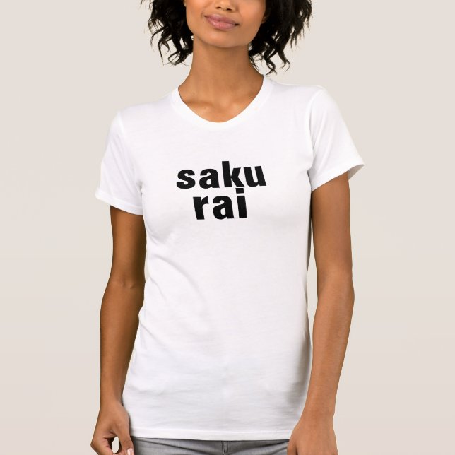 Blanc de T-shirt de Sakurai - de Pikanchi (Devant)