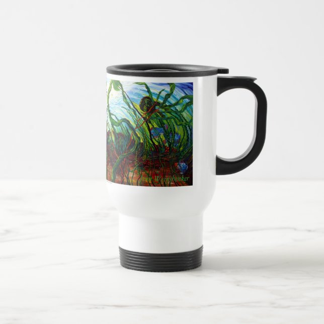 BLANC de TASSE inexploré de VOYAGE d'eaux (Droite)