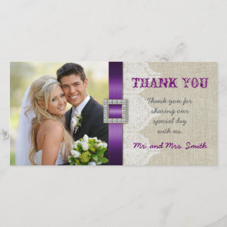 Blanc dentelle Vintage mariage Merci photo violet