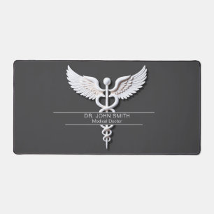 Blanc détaillé Nettoyer Caduceus Anthracite Médica