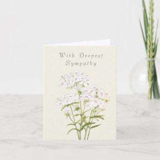 blanc doux William Penser de vous Carte de sympath