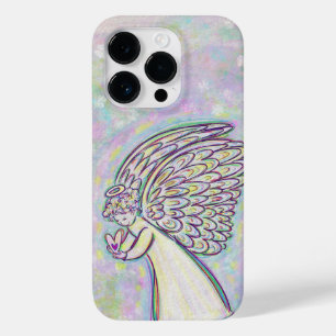 Blanc Guardian Angel Art coque iphone personnalisé
