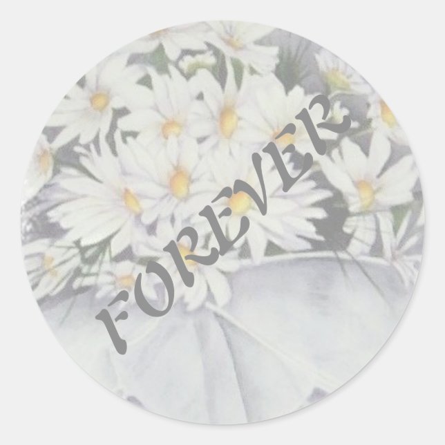 BLANC JOISER BOUQUET MARIAGES STICKERS (Devant)