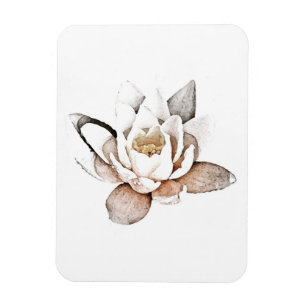 BLANC LOTUS FLEXIBLE PHOTO MAGNET