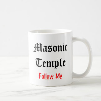 Blanc maçonnique de la tasse #1 de temple