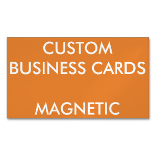 Blanc magnétique de cartes de visite personnalis
