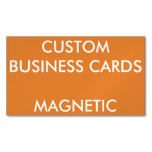 Blanc magnétique de cartes de visite personnalisé