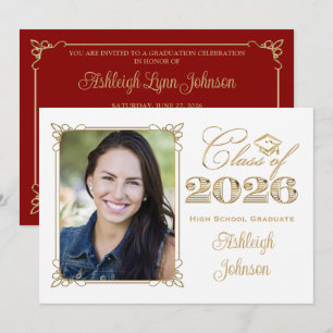 Blanc, Or, Rouge 2025 Invitation photo