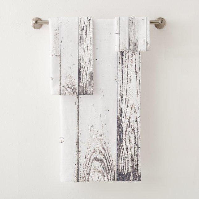 Blanc Shabby Chic Bois Grange Rustique Ferme (En situation)