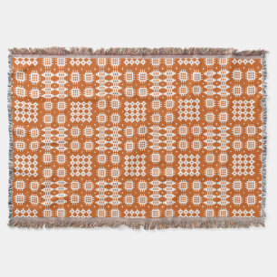 Blanc sur la couverture bronzage de jet de motif