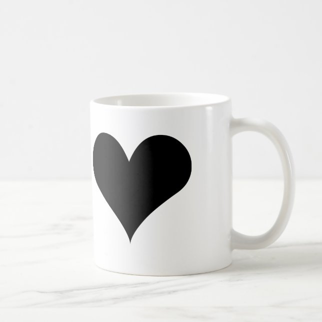 Blanc tasse blanche classique de 11 onces (Droite)