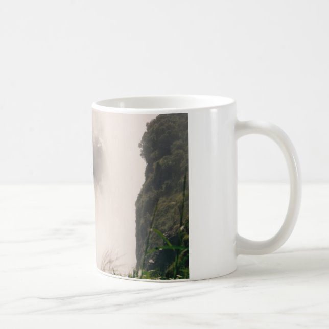 Blanc tasse blanche classique de 11 onces (Droite)