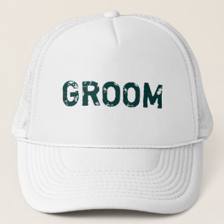 Blanc turquoise lettrage thème casquette de chambr