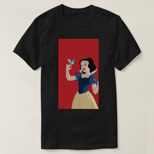 Blanche-Neige avec T-shirt classique (Design devant)