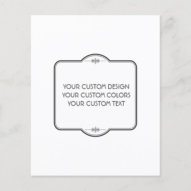 BLANCHER votre conception ici - feuille de papier (Devant)