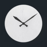 Blancs Russe Bois Digital Impression Mur Horloge<br><div class="desc">Bois blanc Rustique Digital Print Wall Horloge de Gerson Ramos.</div>