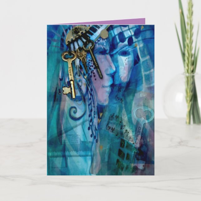 Blank (rose à l'intérieur) Cartes Cosmic Seer of K (Devant)