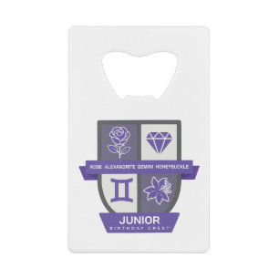 Blason d'anniversaire des Gémeaux™ pour le 1er au