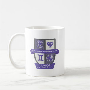 Blason d'anniversaire Gémeaux™ pour mug du 1er au