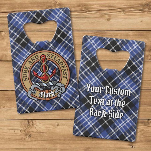 Blason de Clan Clark sur tartan (Créateur téléchargé)