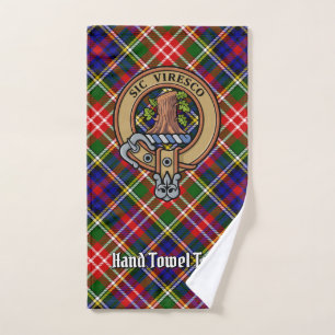 Blason du clan Christie sur tartan