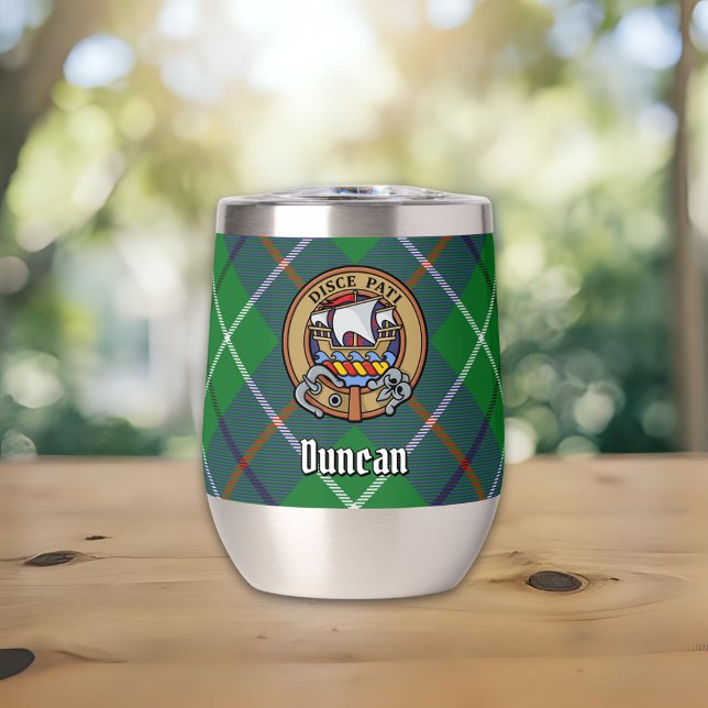 Blason du clan Duncan sur tartan (Créateur téléchargé)