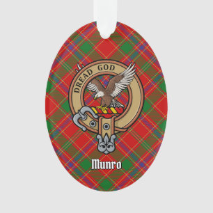 Blason du clan Munro sur tartan