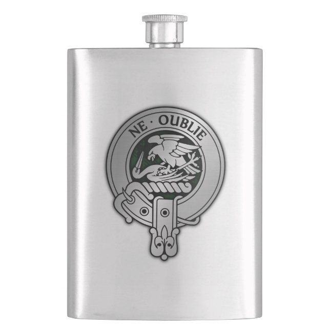 Blason et flasque de tartan du clan Graham (devant)