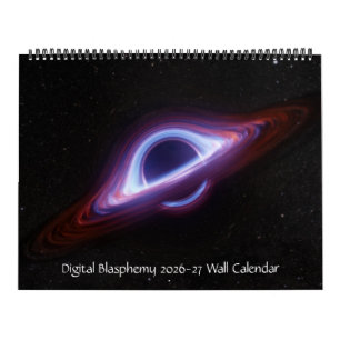 Blasphème numérique 2026-27 Calendrier mural (24 m