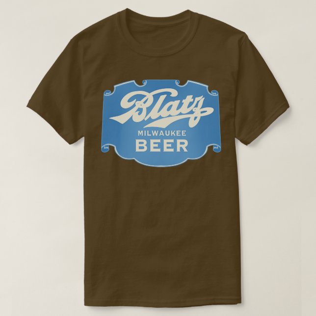 Blatz Beer Milwaukee TShirt (Design devant)