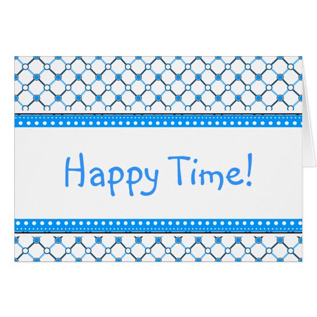 Blau weiß (Devant horizontal)