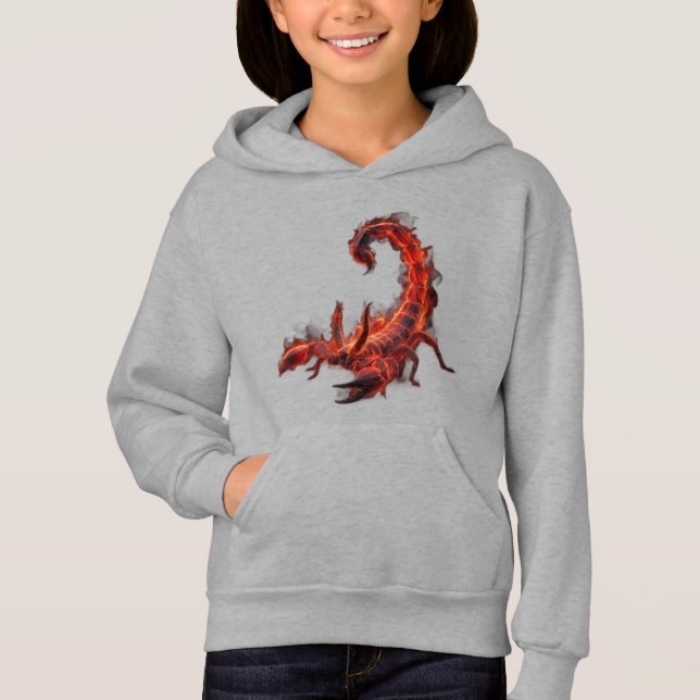 Blazing Scorpion Mythical Creature Fantasy Art (Devant)