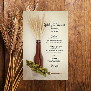 Blé et houblon Mariage Menu