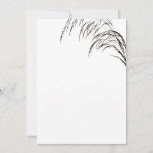 Blé noir et blanc Faire-part de mariage