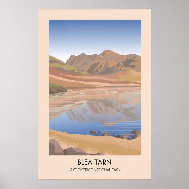 Blea Tarn Affiche de voyage dans le Lake District (Devant)
