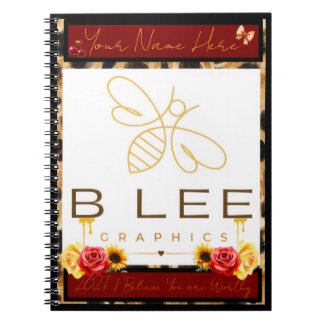 BLEEGRAPHICS | Cahier à spirale de logo
