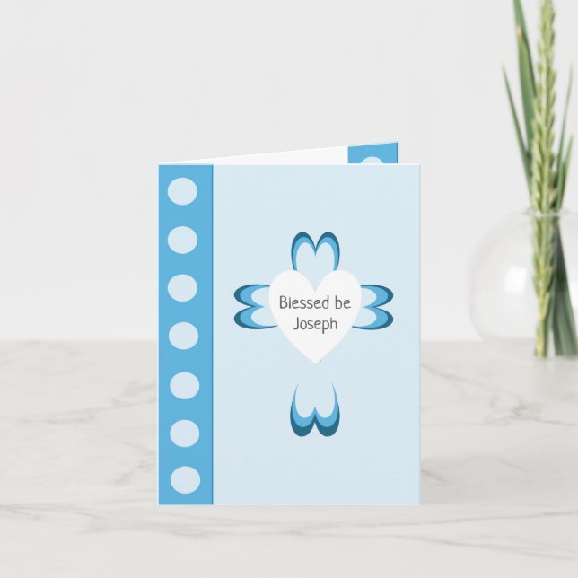 Blessé Baptême Invitations (Devant)