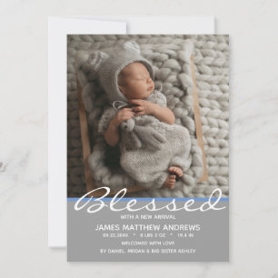 Blessé Bébé rose Coeur Photo Naissance