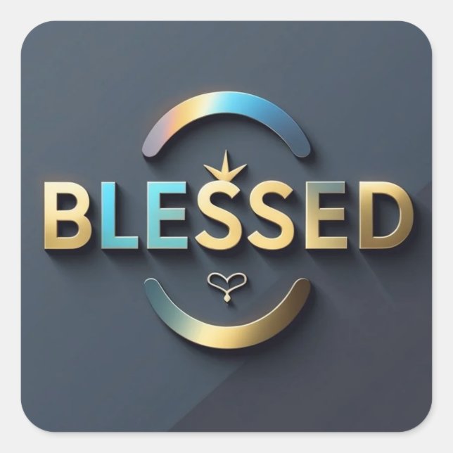 Blessé Christian Sticker Ai design (Devant)